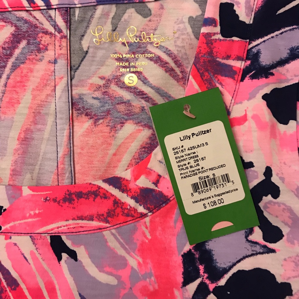 NWT Lilly Pulitzer Merrit dress - Picture 3 of 3